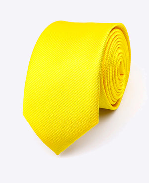 Krawatte Gelb n°1 Herren Polyester | Lucien - Unipap's