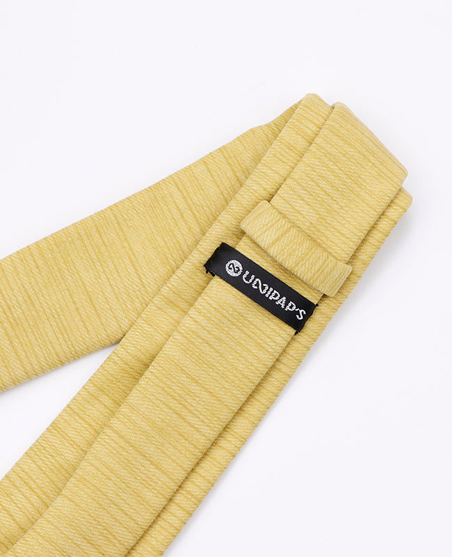 Krawatte Gelb n°1 Herren aus Polyester | Augustin - Unipap's