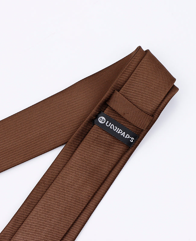Krawatte Braun Herren aus Polyester | Lucien - Unipap's