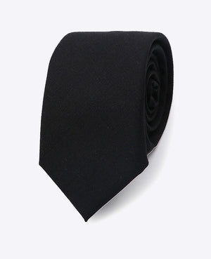 Krawatte Schwarz Herren Polyester | Octave - Unipap's