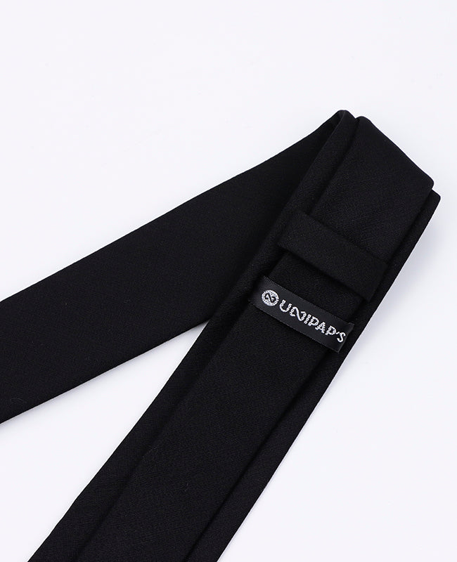 Krawatte Schwarz Herren Polyester | Octave - Unipap's