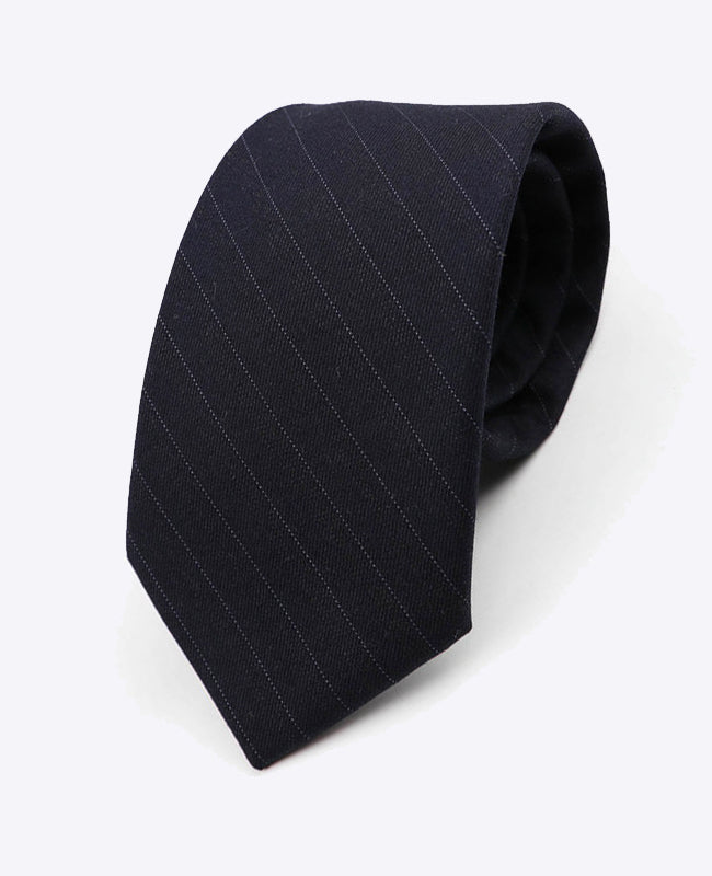 Krawatte Schwarz Nr. 2 Herren aus Polyester | Gaston - Unipap's