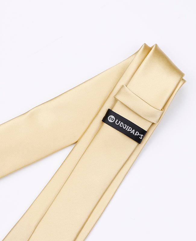 Krawatte Gold n°2 Herren Polyester | Jules - Unipap's