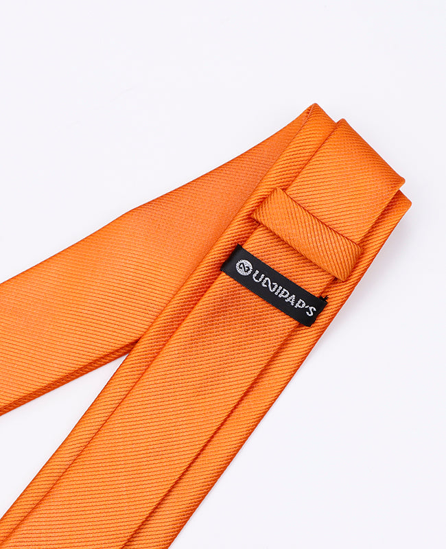 Krawatte Orange Herren Polyester | Lucien - Unipap's