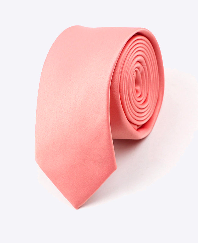 Krawatte Rosa Nr. 3 Herren aus Polyester | Anatole - Unipap's