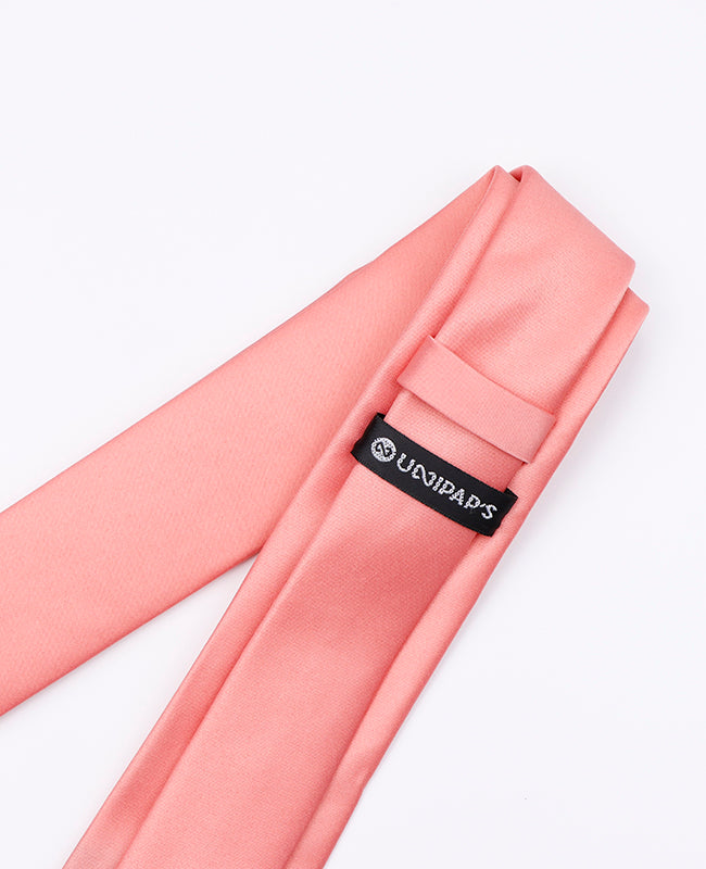 Krawatte Rosa Nr. 3 Herren aus Polyester | Anatole - Unipap's