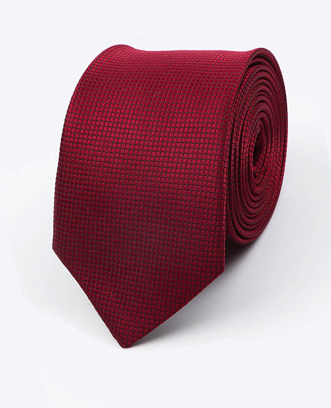 Krawatte Rot Nr. 1 Herren aus Polyester | Martin - Unipap's