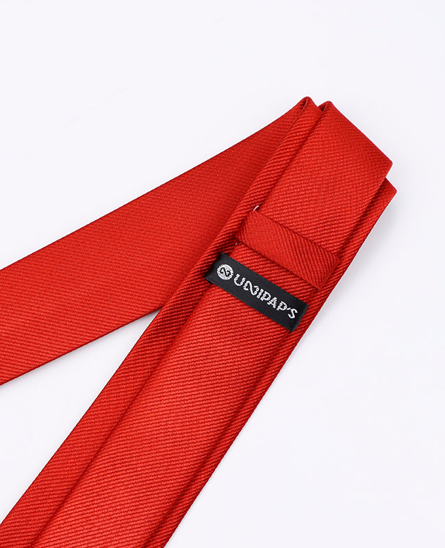 Krawatte Rot Nr. 2 Herren aus Polyester | Lucien - Unipap's