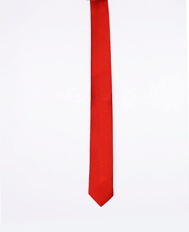 Krawatte Rot Nr. 2 Herren aus Polyester | Lucien - Unipap's