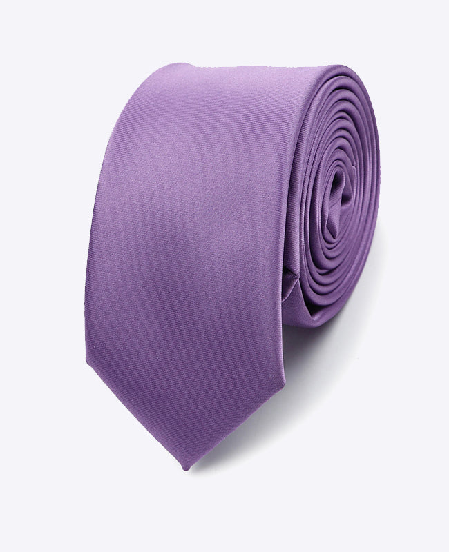 Krawatte Violett n°2 Herren Polyester | Jules - Unipap's