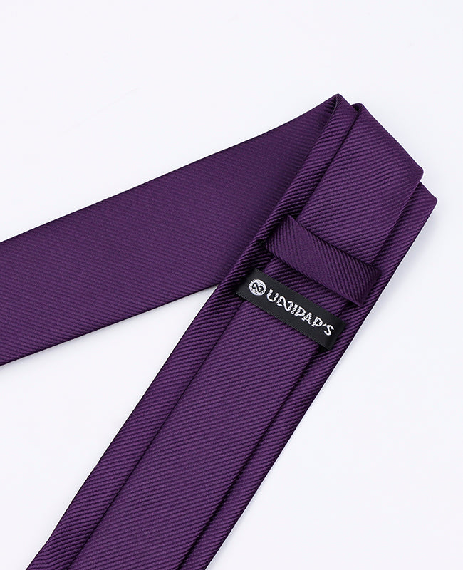 Krawatte Violett Nr. 2 Herren aus Polyester | Lucien - Unipap's