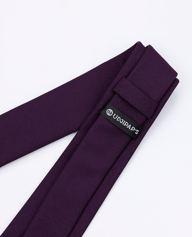 Krawatte Violett n°2 Herren aus Polyester | Octave - Unipap's