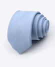 Krawatte Blau Nr. 2 Herren in Samt-Optik «Simon»