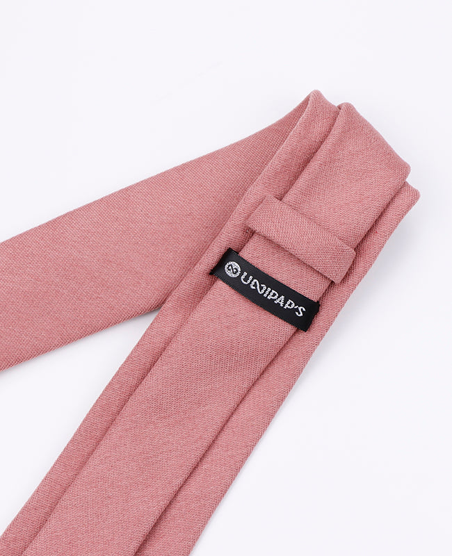 Krawatte Rosa n°2 Herren in Samt-Optik 