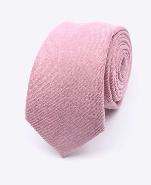 Krawatte Rosa n°3 Herren Samt-Effekt | Simon - Unipap's
