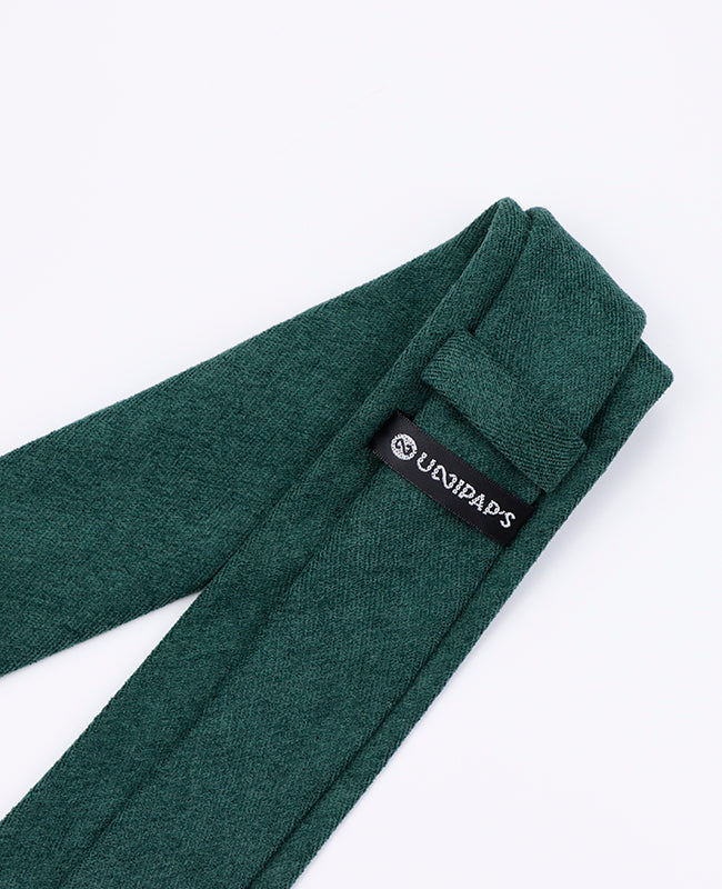 Krawatte Grün Nr. 1 Herren aus Samt-Effekt | Simon - Unipap's