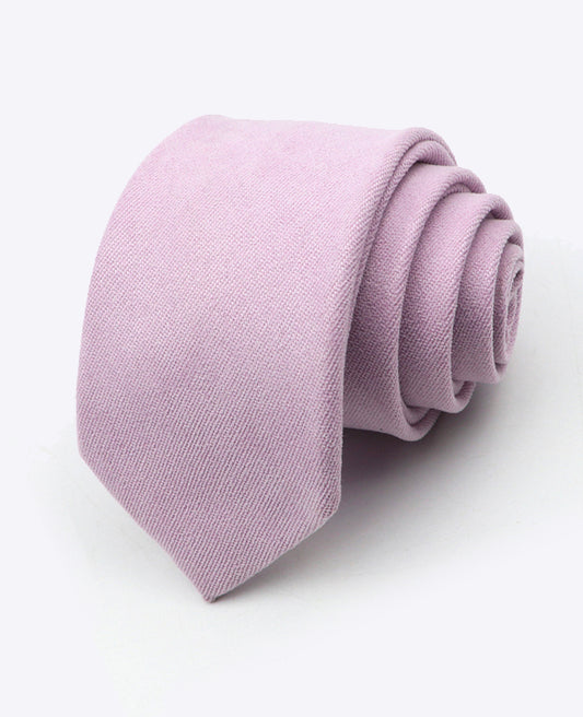 Cravate Violet n°1 Homme en Effet Velours «Simon»
