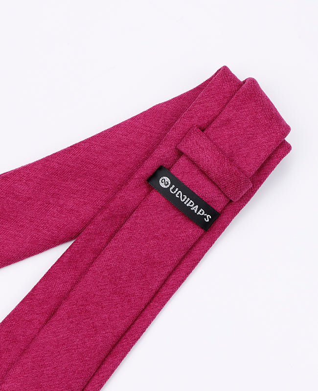 Krawatte Violett Nr. 3 Herren in Samt-Optik | Simon - Unipap's