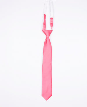 Krawatte Rosa Nr. 2 Kinder aus Polyester | Anatole - Unipap's