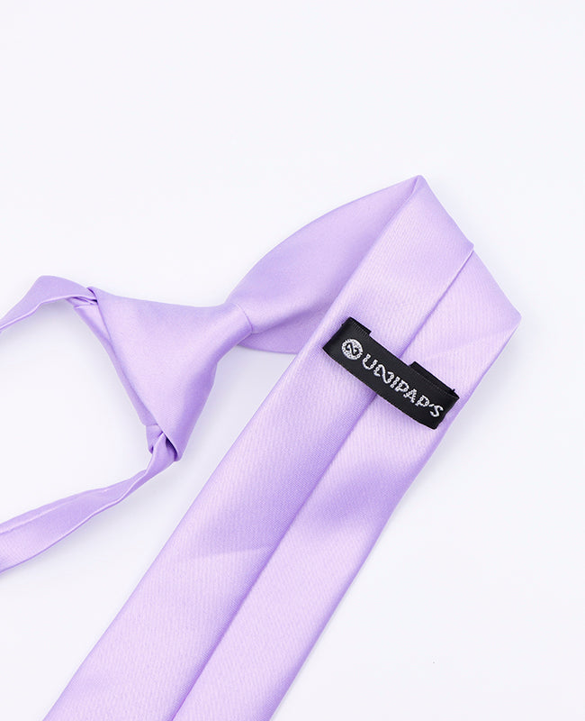 Krawatte Violett n°2 Kinder aus Polyester | Anatole - Unipap's