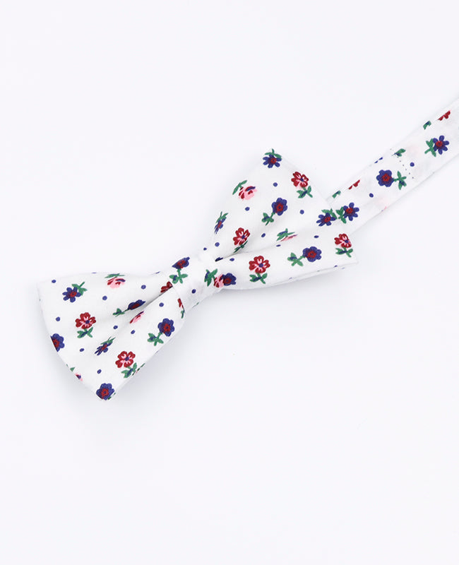 Fliege Liberty Weiß n°1 Kinder aus Baumwolle "Gaspard"