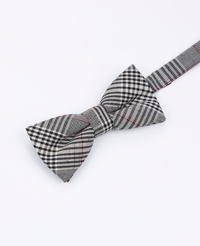 Fliege Tartan Grau n°3 Kinder aus Baumwolle | Marcel - Unipap's