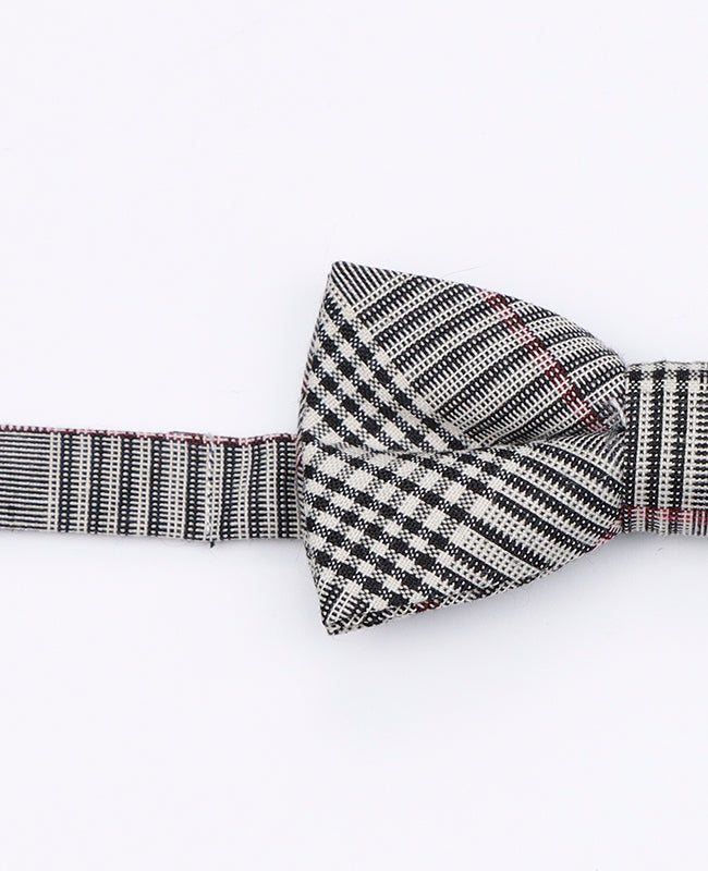 Fliege Tartan Grau n°3 Kinder aus Baumwolle | Marcel - Unipap's