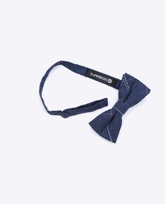 Fliege Tartan Blau Kinder aus Baumwolle | Marcel - Unipap's