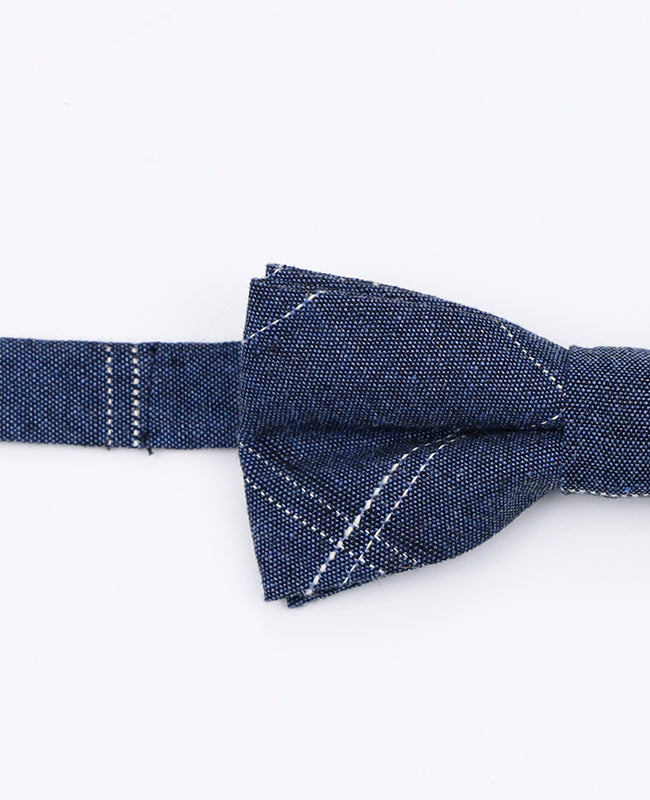 Fliege Tartan Blau Kinder aus Baumwolle | Marcel - Unipap's