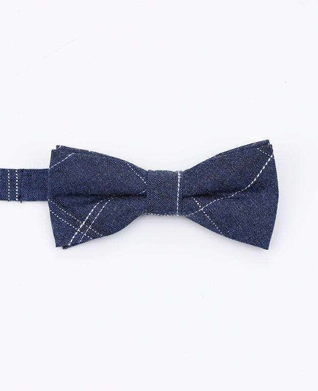 Fliege Tartan Blau Kinder aus Baumwolle | Marcel - Unipap's