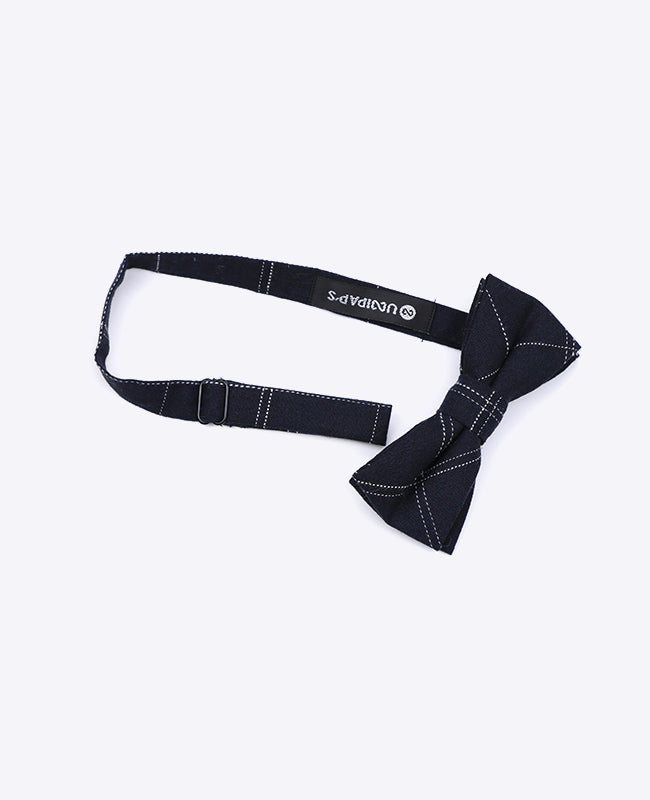 Fliege Tartan Schwarz n°1 Kinder aus Baumwolle | Marcel - Unipap's