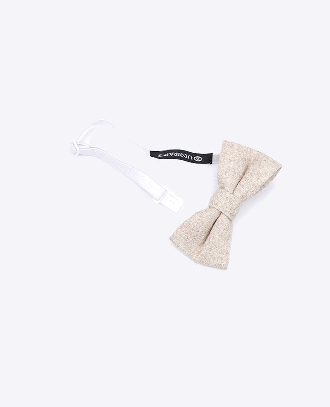 Fliege Beige n°2 Kinder aus Wolle | Claude - Unipap's