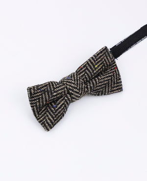 Fliege Tartan Grau Nr. 2 Kinder Wolle | Norbert - Unipap's