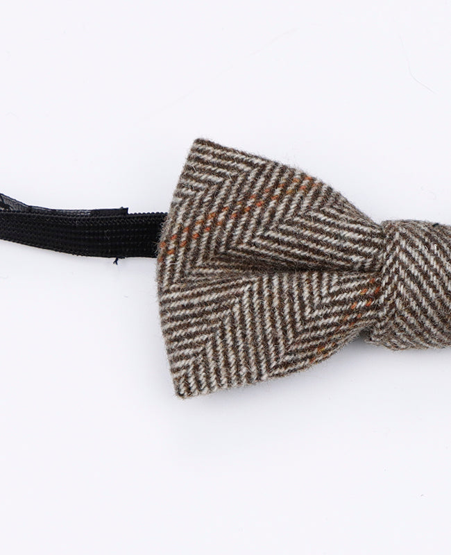 Fliege Tartan Grau n°3 Kinder Wolle | Norbert - Unipap's