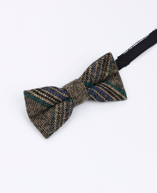 Fliege Tartan Grau n°5 Kinder Wolle | Norbert - Unipap's