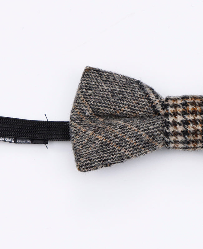 Fliege Tartan Grau Nr. 6 Kinder aus Wolle | Norbert - Unipap's