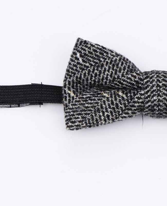 Fliege Tartan Grau n°8 Kinder aus Wolle | Norbert - Unipap's