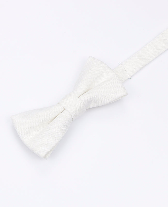 Fliege Weiß Nr. 1 Kinder aus Leinen | Basile - Unipap's