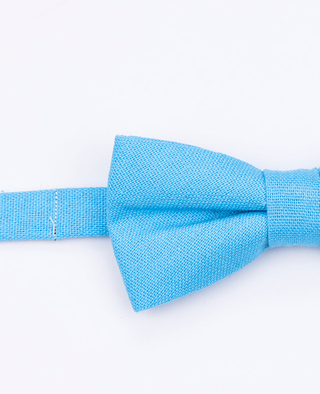 Fliege Blau Nr. 2 Kinder aus Leinen | Basile - Unipap's