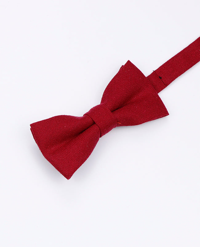 Fliege Rot n°2 Kinder aus Leinen | Basile - Unipap's