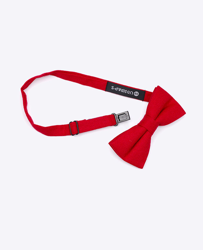 Fliege Rot n°3 Kinder aus Leinen | Basile - Unipap's