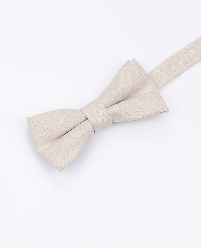 Fliege Beige aus Baumwolle 