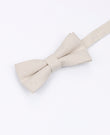 Fliege Beige aus Baumwolle 