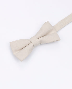 Fliege Beige aus Baumwolle 