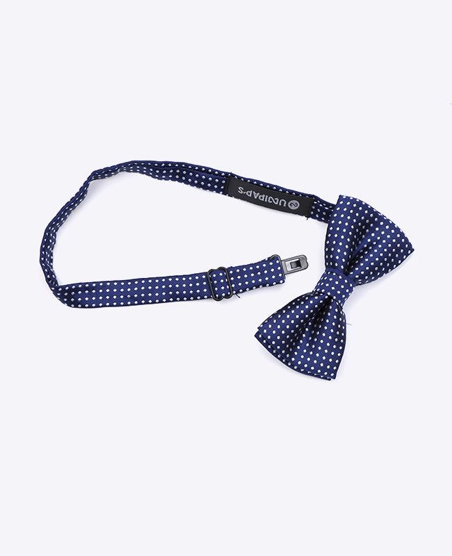 Fliege Blau n°1 mit Punkten Kinder aus Polyester | Louis - Unipap's