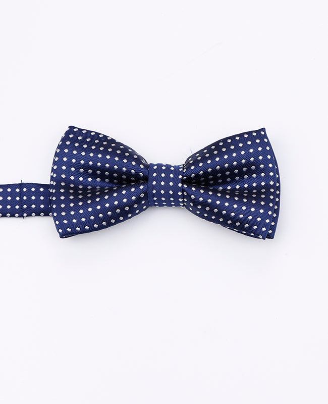 Fliege Blau n°1 mit Punkten Kinder aus Polyester | Louis - Unipap's