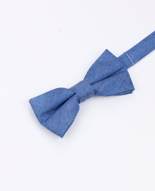 Blaue Fliege Nr. 5 Kinder aus Baumwolle «Edgard»