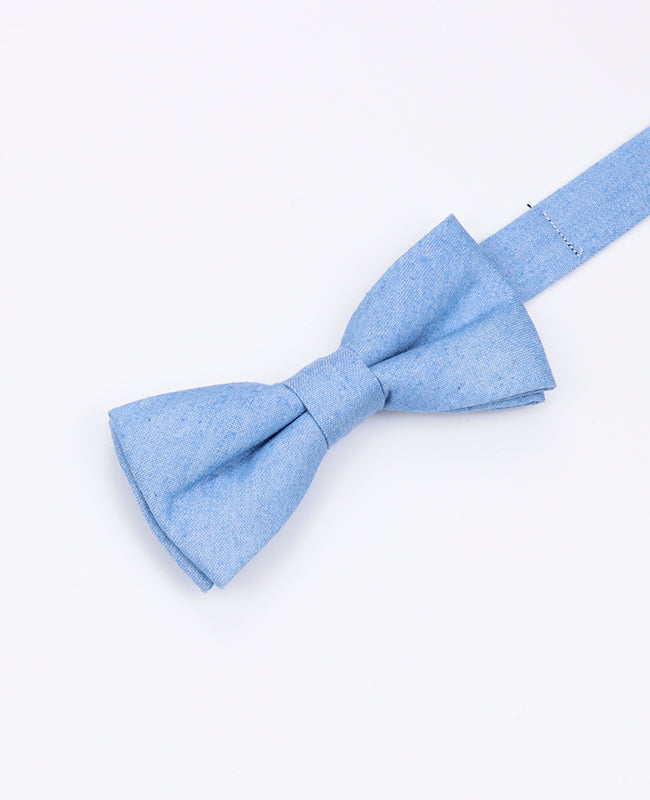 Blaue Fliege Nr. 6 Kinder aus Baumwolle «Edgard»