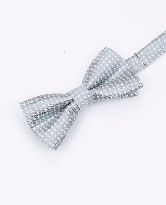 Graue Fliege mit Punkten für Kinder aus Polyester | Louis - Unipap's