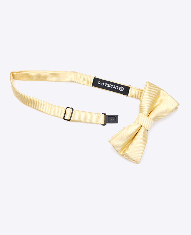 Gelbe Kinder-Fliege Nr. 2 aus Polyester | Georges - Unipap's